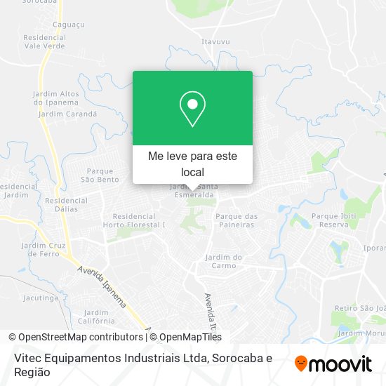 Vitec Equipamentos Industriais Ltda mapa