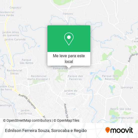 Ednilson Ferreira Souza mapa