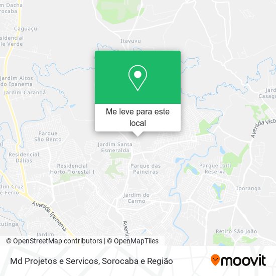 Md Projetos e Servicos mapa