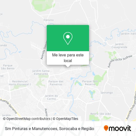 Sm Pinturas e Manutencoes mapa