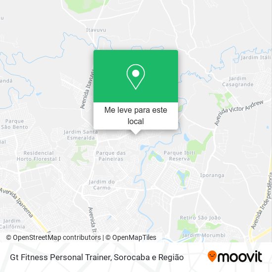 Gt Fitness Personal Trainer mapa