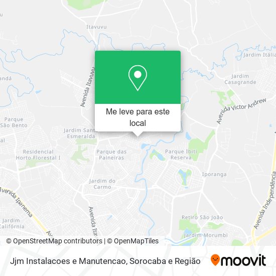 Jjm Instalacoes e Manutencao mapa