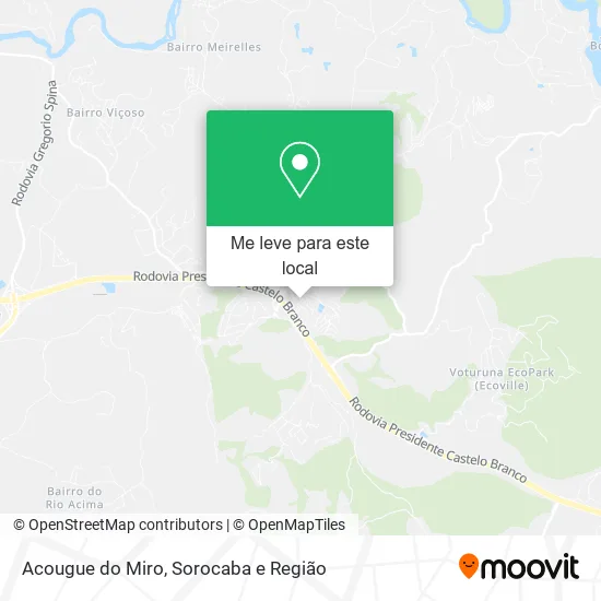 Acougue do Miro mapa