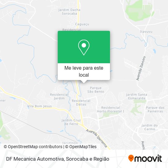 DF Mecanica Automotiva mapa