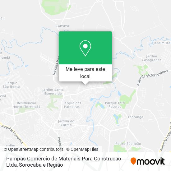 Pampas Comercio de Materiais Para Construcao Ltda mapa
