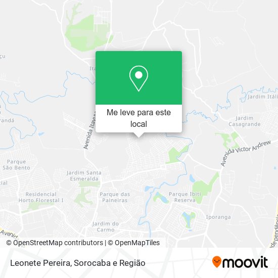 Leonete Pereira mapa