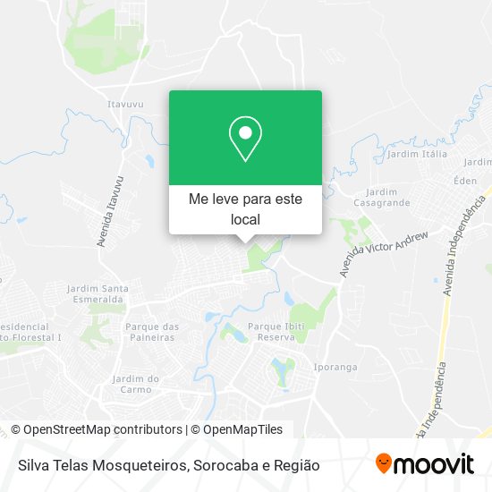 Silva Telas Mosqueteiros mapa