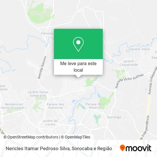 Nericles Itamar Pedroso Silva mapa
