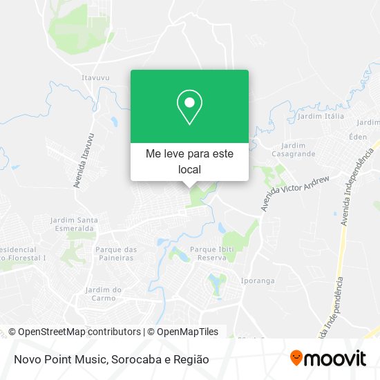 Novo Point Music mapa