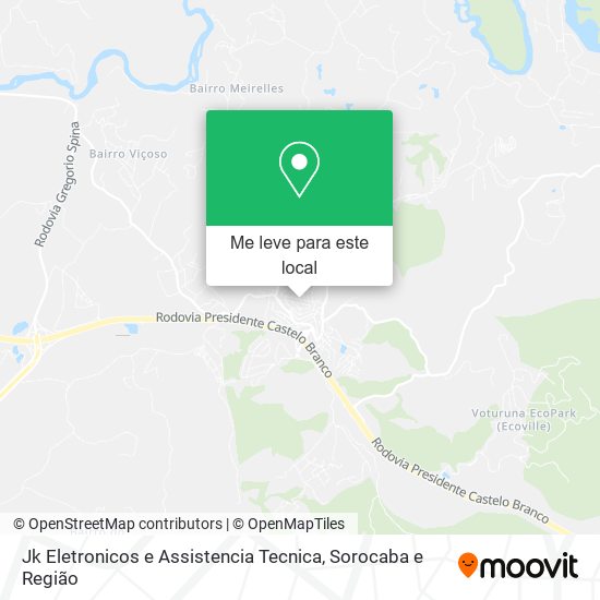 Jk Eletronicos e Assistencia Tecnica mapa