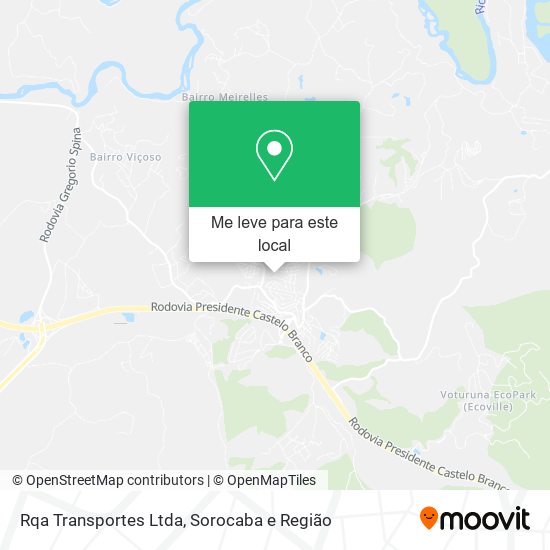 Rqa Transportes Ltda mapa