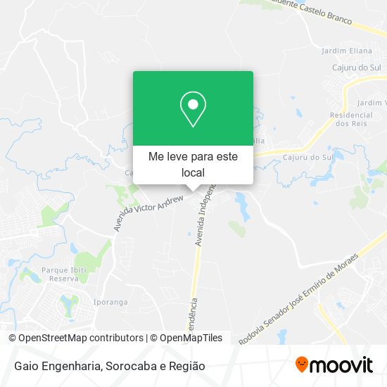 Gaio Engenharia mapa