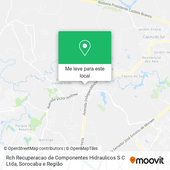 Rch Recuperacao de Componentes Hidraulicos S C Ltda mapa