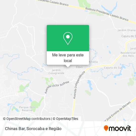 Chinas Bar mapa