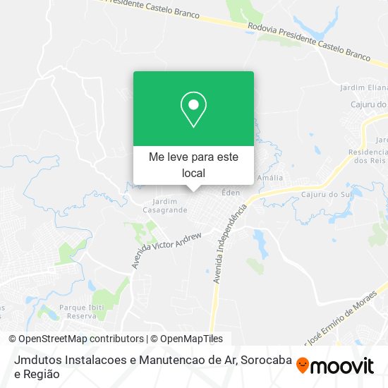 Jmdutos Instalacoes e Manutencao de Ar mapa