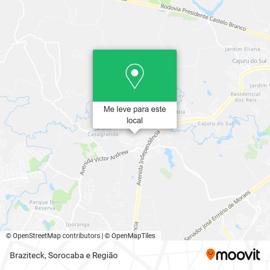 Braziteck mapa