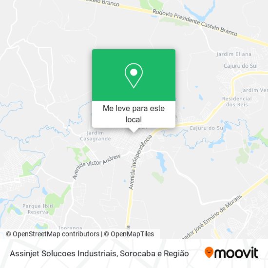 Assinjet Solucoes Industriais mapa