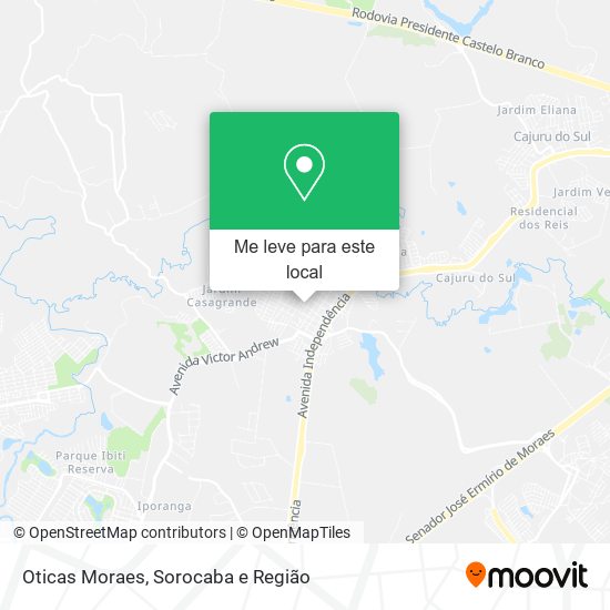 Oticas Moraes mapa