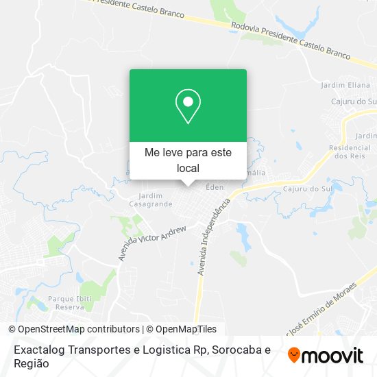 Exactalog Transportes e Logistica Rp mapa