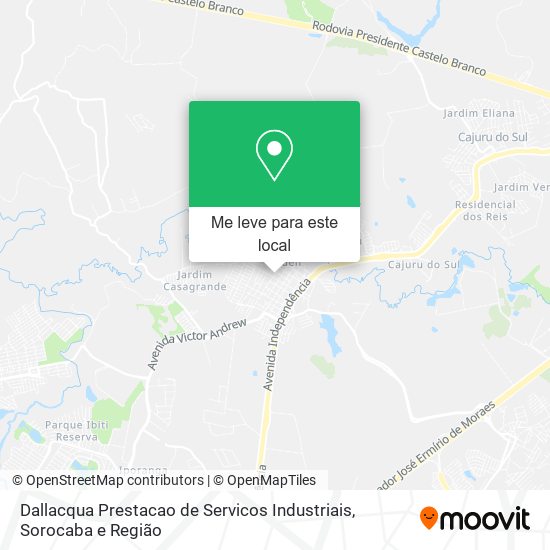 Dallacqua Prestacao de Servicos Industriais mapa