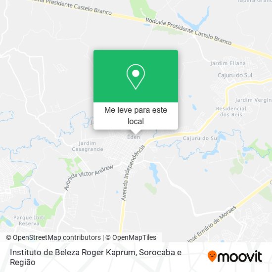 Instituto de Beleza Roger Kaprum mapa