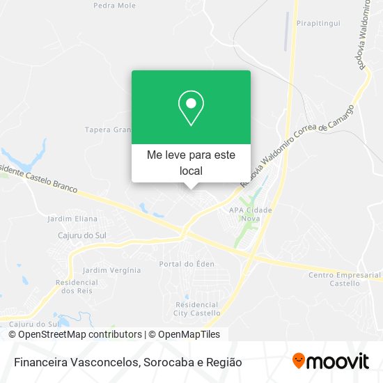 Financeira Vasconcelos mapa