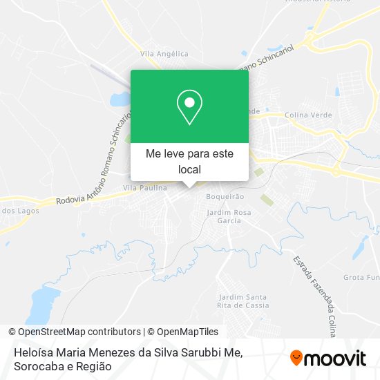 Heloísa Maria Menezes da Silva Sarubbi Me mapa