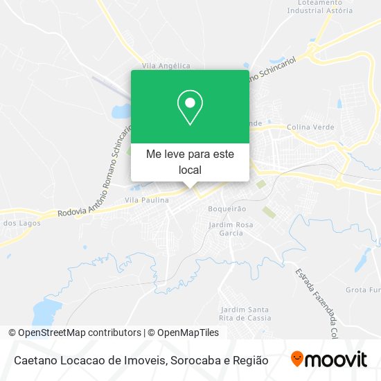 Caetano Locacao de Imoveis mapa