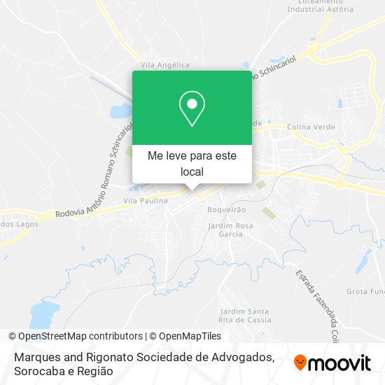 Marques and Rigonato Sociedade de Advogados mapa