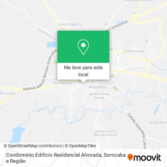 Condomínio Edifício Residencial Alvorada mapa