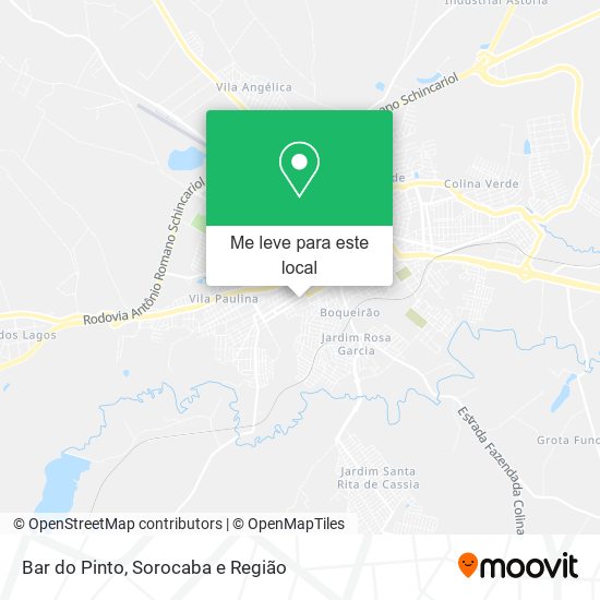 Bar do Pinto mapa