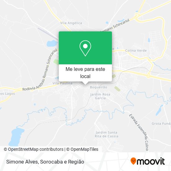 Simone Alves mapa