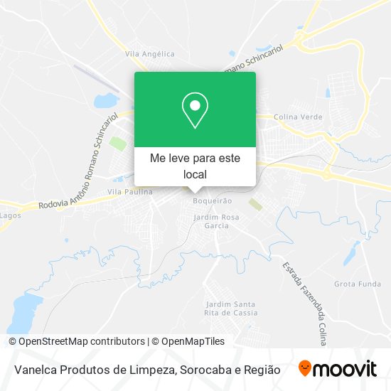 Vanelca Produtos de Limpeza mapa