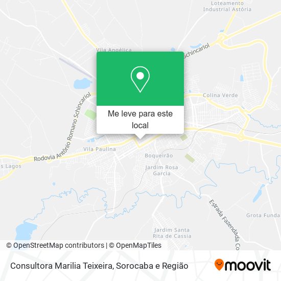 Consultora Marilia Teixeira mapa