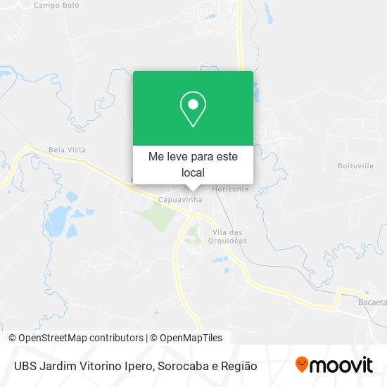 UBS Jardim Vitorino Ipero mapa