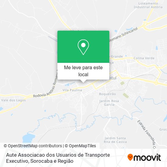 Aute Associacao dos Usuarios de Transporte Executivo mapa