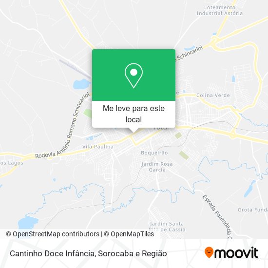 Cantinho Doce Infância mapa