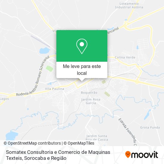 Somatex Consultoria e Comercio de Maquinas Texteis mapa