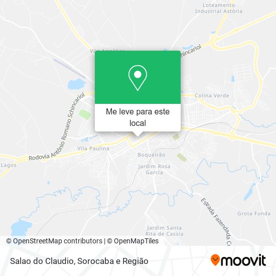 Salao do Claudio mapa