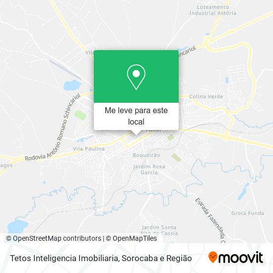 Tetos Inteligencia Imobiliaria mapa