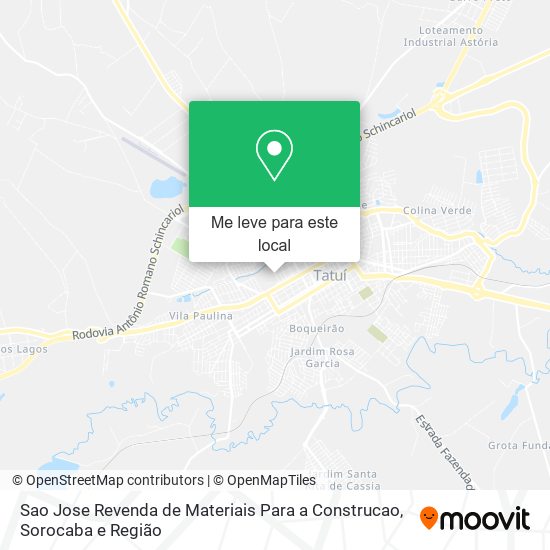 Sao Jose Revenda de Materiais Para a Construcao mapa