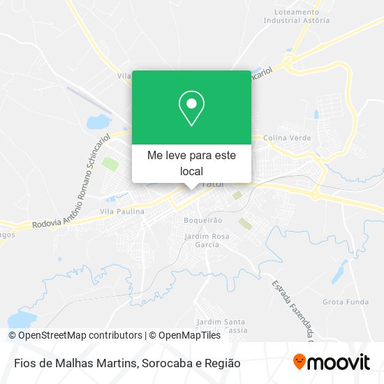 Fios de Malhas Martins mapa