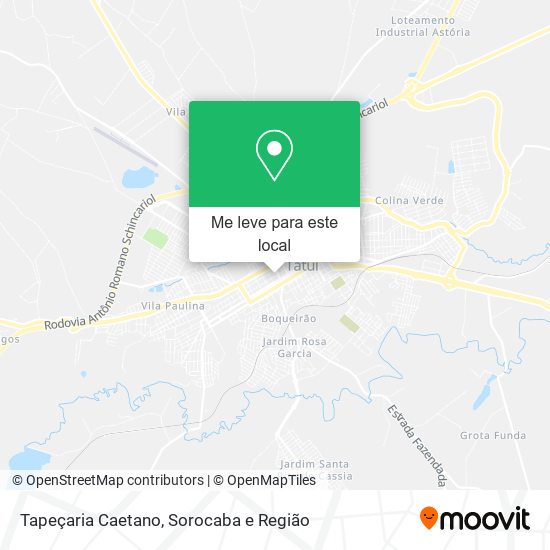 Tapeçaria Caetano mapa