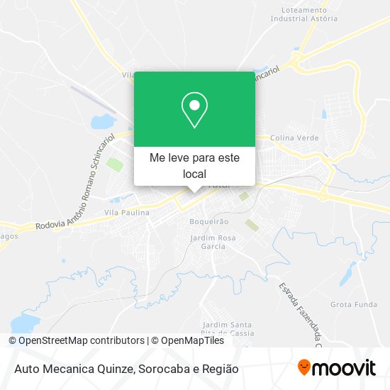 Auto Mecanica Quinze mapa