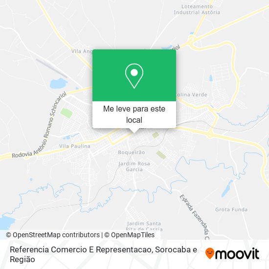 Referencia Comercio E Representacao mapa