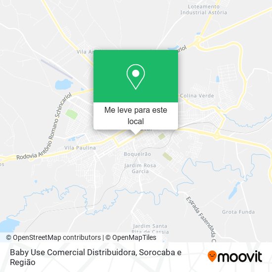 Baby Use Comercial Distribuidora mapa