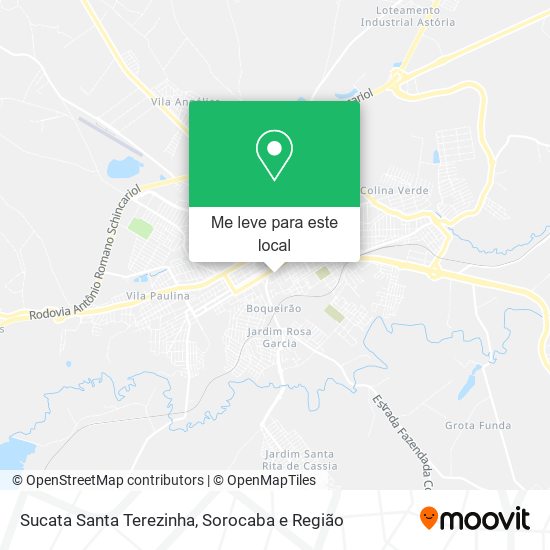 Sucata Santa Terezinha mapa