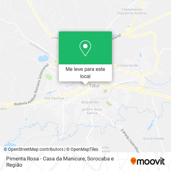 Pimenta Rosa - Casa da Manicure mapa