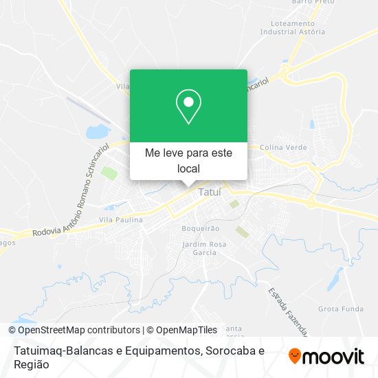 Tatuimaq-Balancas e Equipamentos mapa