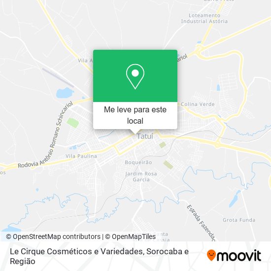 Le Cirque Cosméticos e Variedades mapa